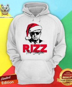 Awesome Donald Trump Rizz The Season Christmas Hoodie
