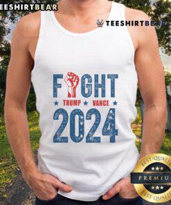 Alt Text: Awesome Fight Trump Vance 2024 Republican tank top featuring bold graphics and patriotic colors for supporters.