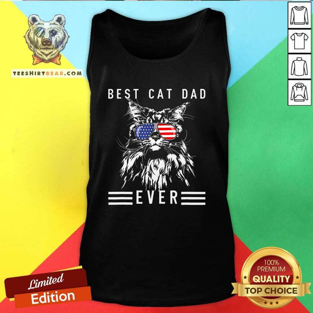Awesome Maine Coon Cat Best Cat Dad Ever Funny Cat Maine Coon Tank-top