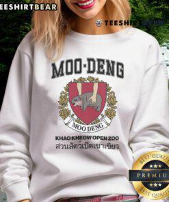 Awesome Moo Deng University sweatshirt in vibrant colors, showcasing school pride and stylish comfort for students.