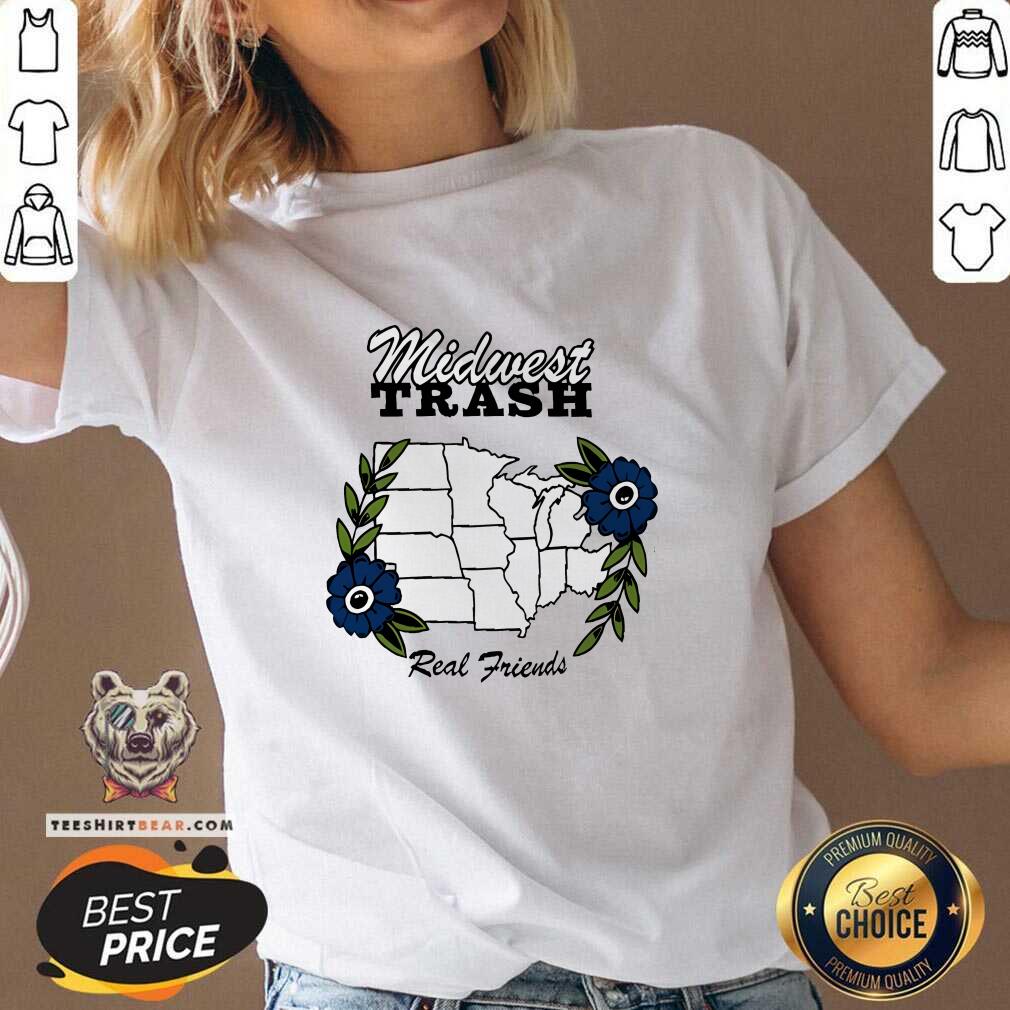Awesome Real Friends Midwest Trash V-neck