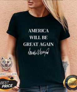 Funny America Will Be Great Again Trump V-neck