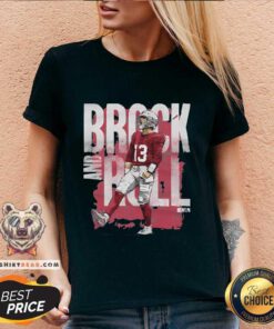 Funny Brock Purdy San Francisco Brock And Roll V-neck