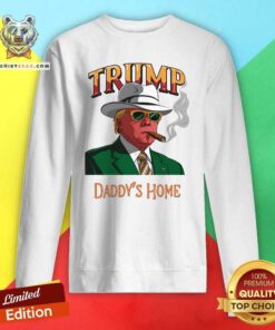 Funny Donald Trump Won Election Inauguration Maga Daddy's Home Sweatshirt