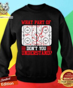 Funny Hockey Mastery What Part Of This Don't You Understand Sweatshirt