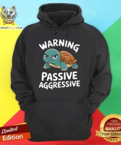 Funny Warning Passive Aggressive Turtle Humor Hoodie