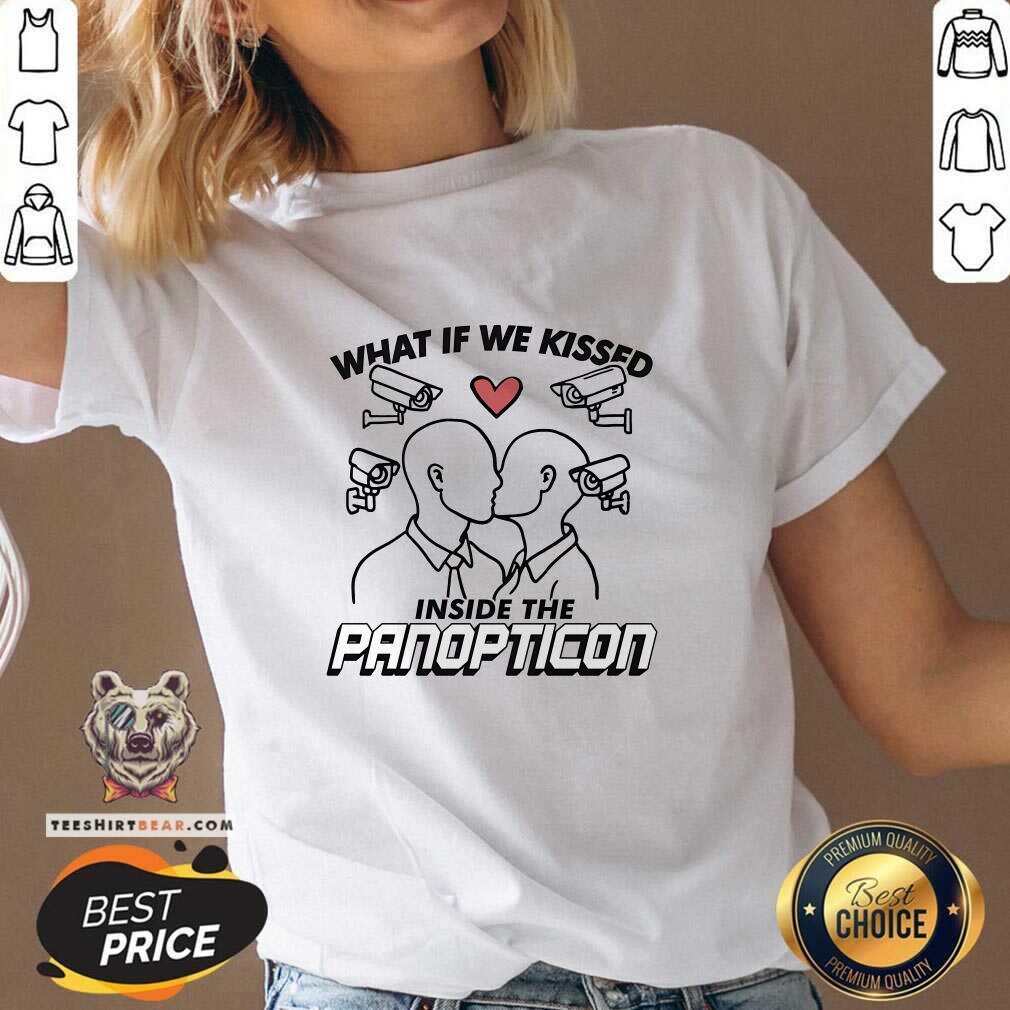 Funny What If We Kissed Inside The Panopticon V-neck