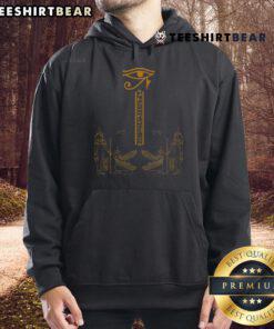 Good Ancient Egyptian Kemet Goddess Maat design with Eye of Horus on a stylish hoodie, perfect for mythology lovers.