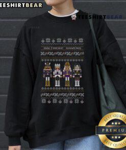 Good Baltimore Ravens Holiday Nutcracker Sweatshirt featuring festive design and team colors for fans.