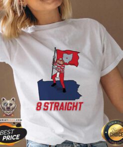 Good Barstool Ohio 8 Straight We Run Pennysylvania V-neck