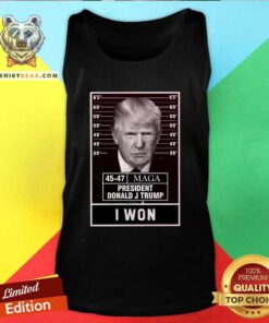 Good Donald Trump Won Election Inauguration Maga Tank-top
