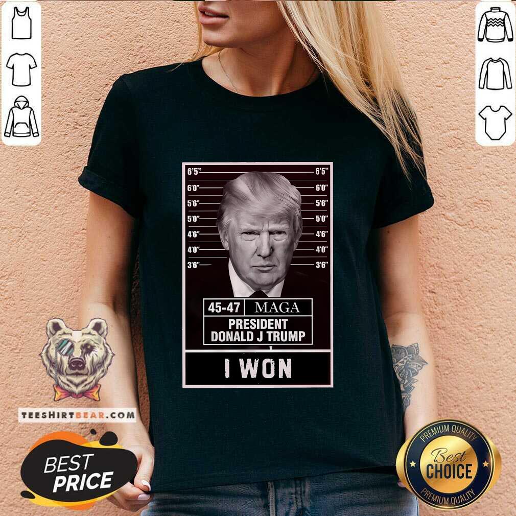Good Donald Trump Won Election Inauguration Maga V-neck
