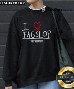 Good I Love Flagslop sweatshirt featuring a vibrant design, perfect for casual wear and flag enthusiasts.
