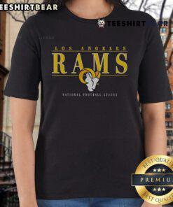 Stylish Los Angeles Rams signature bar ladies tee, perfect for game day and showing team spirit.