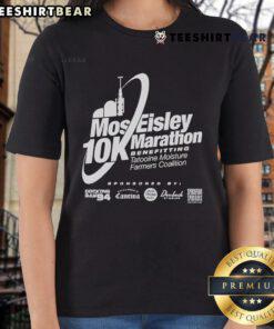 Good Mos Eisley 10k Marathon benefiting Star Wars, featuring a vibrant ladies tee with iconic sci-fi graphics.