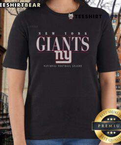 Good New York Giants Signature Bar Ladies Tee featuring team colors and logo, perfect for female fans.