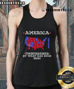 Good Retro America Unburdened by What Has Been 2024 tank top featuring a vintage design and bold graphic art.
