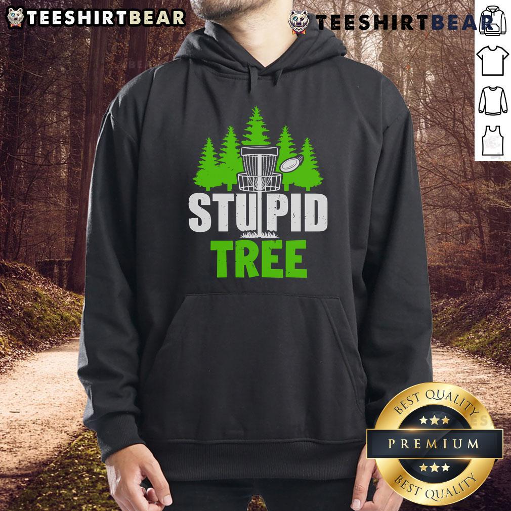Good Stupid Tree Hoodie design featuring a whimsical tree graphic, perfect for nature lovers and casual wear.