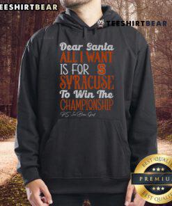 Good Syracuse Orange All I Want hoodie in vibrant orange, perfect for fans showing team spirit and style.