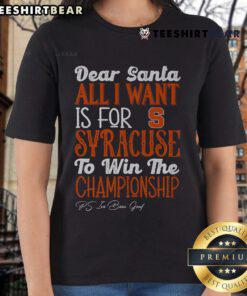 Good Syracuse Orange All I Want Ladies Tee featuring vibrant team colors and a stylish design for female fans.