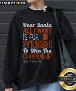 Good Syracuse Orange All I Want sweatshirt in vibrant orange, perfect for fans showing team spirit and support.