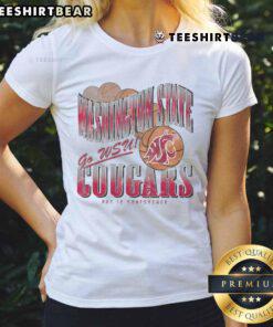 Good Washington State Cougars Baller Bounce Ladies Tee featuring vibrant team colors and stylish design for fans.