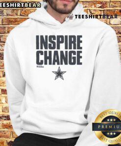 Happy Dallas Cowboys Inspire Change Hoodie showcasing team spirit and positivity in a stylish design.