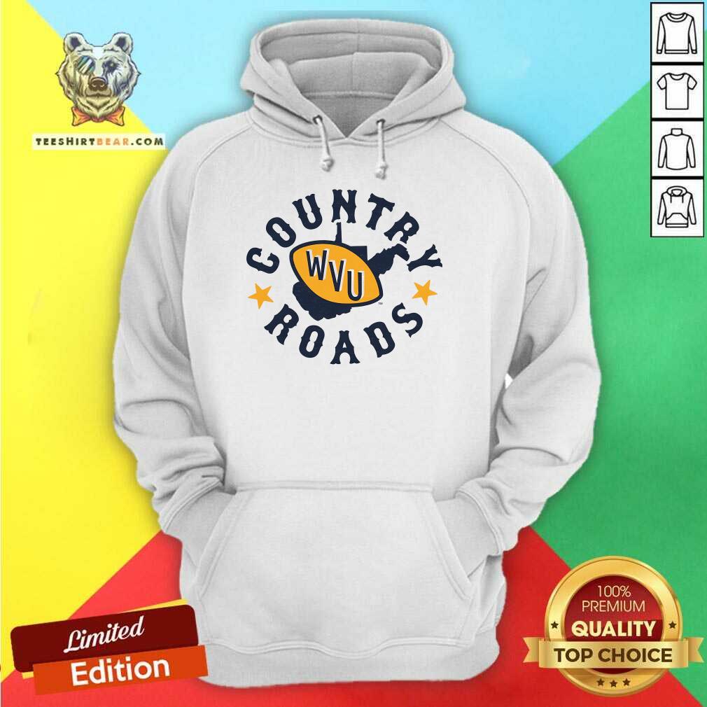 Hot Charlie Hustle Gray West Virginia Mountaineers Country Roads Hoodie