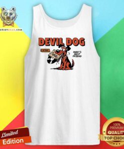 Hot Devil Dog Man's Best Friend Tank-top