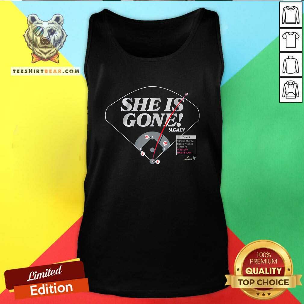 Hot Freddie Freeman She Is Gone Again Tank-top