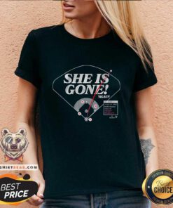 Hot Freddie Freeman She Is Gone Again V-neck