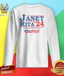 Hot Janet Rita '24 Blue Dog For President Sweatshirt