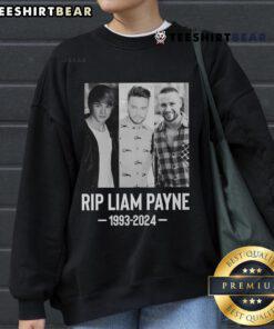 Hot Liam Payne RIP 1993-2024 sweatshirt featuring a stylish design celebrating the artist's legacy.