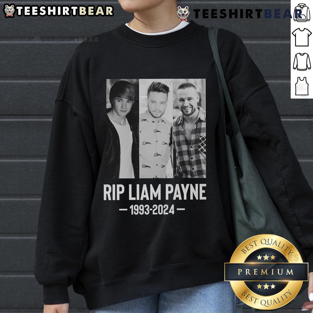 Hot Liam Payne RIP 1993-2024 sweatshirt featuring a stylish design celebrating the artist's legacy.