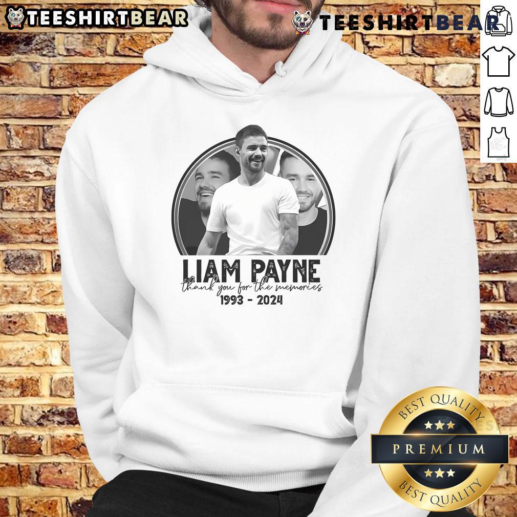 Hot Liam Payne Thank You For The Memories 1993-2024 Hoodie featuring stylish design and vibrant colors.