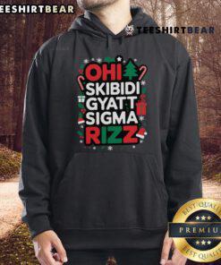 Trendy Hot Ohio Skibidi Gyatt Sigma Rizz Gen Alpha Xmas Hoodie featuring vibrant colors and stylish design for the holidays.