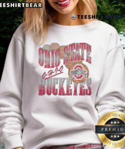 Hot Ohio State Buckeyes Baller Bounce Sweatshirt in red with logo, perfect for fans and cozy game day wear.