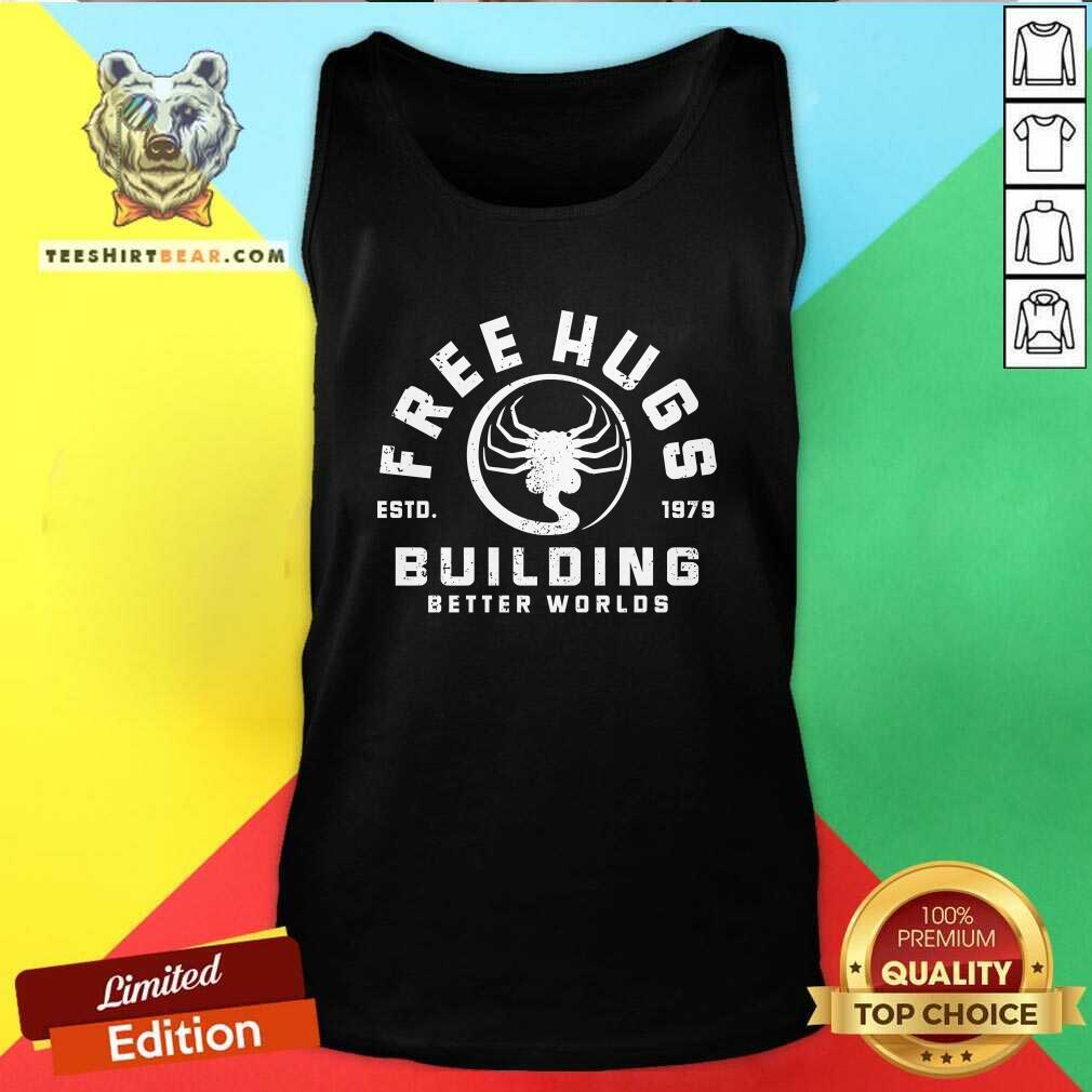 Hot Slobbery Free Hug Building Better Worlds Alien Tank-top