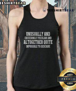 Hot Unusually Exceedingly Peculiar Tank Top featuring a vibrant design and unique patterns, perfect for summer fashion.