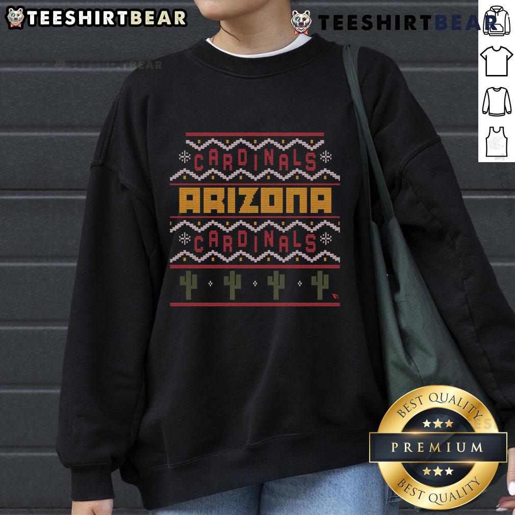 Cozy Nice Arizona Cardinals Holiday Sweatshirt with festive design, perfect for game day and winter festivities.