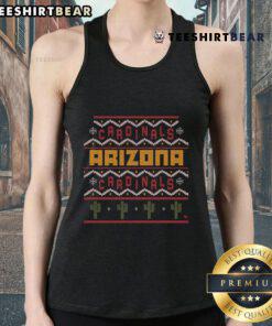 Nice Arizona Cardinals holiday tank top featuring team colors and logo, perfect for festive game day celebrations.