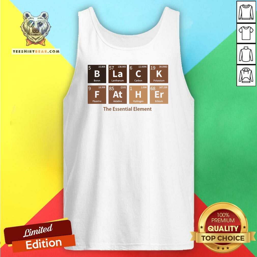 Nice Black Father The Essential Element Tank-top