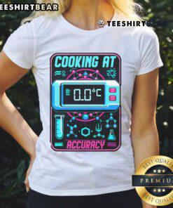 Women enjoying molecular gastronomy cooking in stylish 'Nice Cooking' ladies tee, showcasing creativity and culinary art.