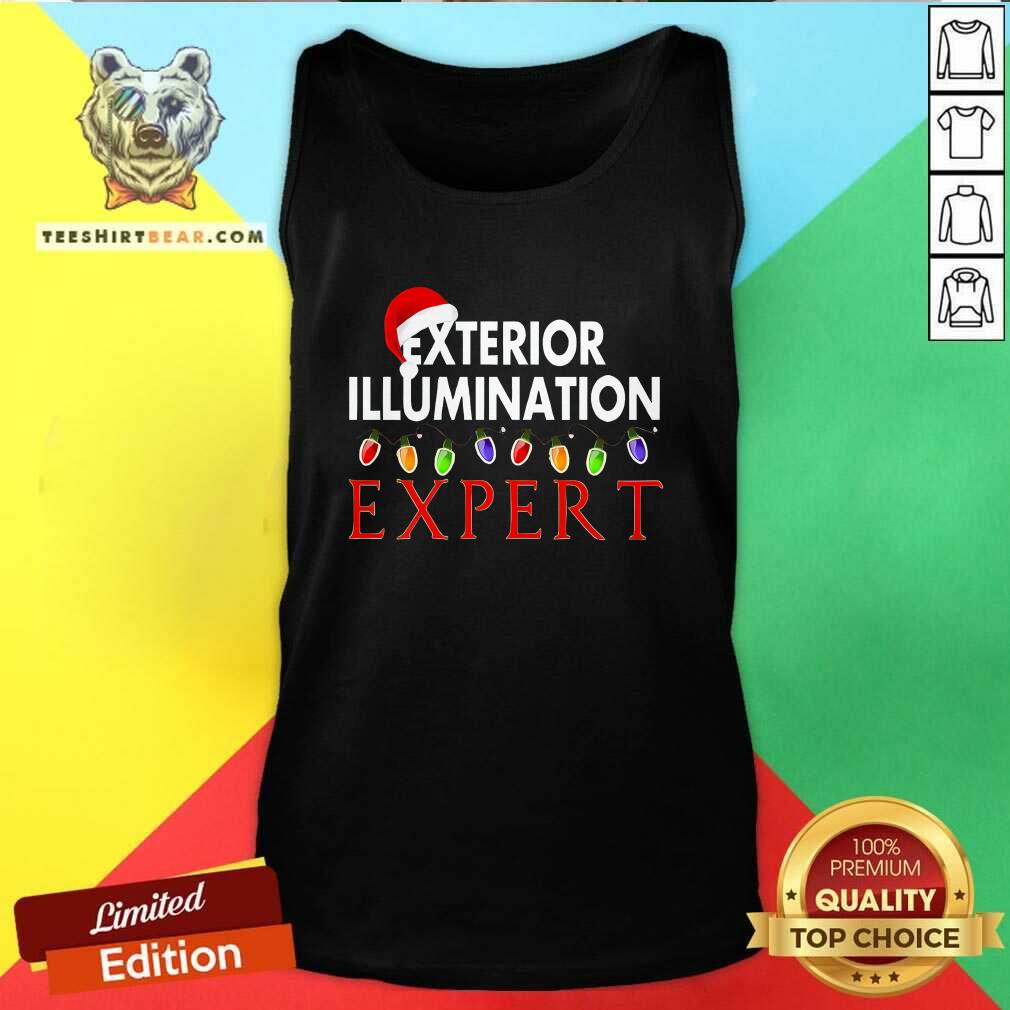 Nice Exterior Illumination Expert Christmas Light Decorator Tank-top