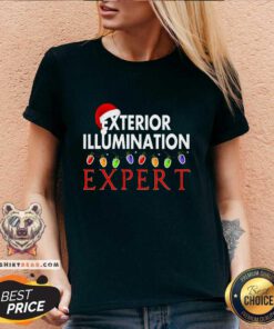 Nice Exterior Illumination Expert Christmas Light Decorator V-neck