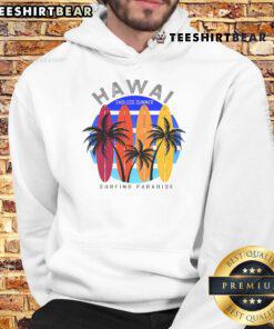Alt Text: Nice Hawaii Surfing Paradise Endless Summer Hoodie in vibrant colors, perfect for beach lovers and surfers.
