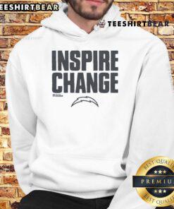 Nice Los Angeles Chargers Inspire Change hoodie featuring vibrant team colors and logo, perfect for fans and supporters.