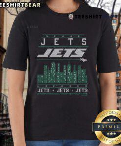 Nice New York Jets holiday ladies tee featuring festive design and team colors, perfect for game day or seasonal celebrations.