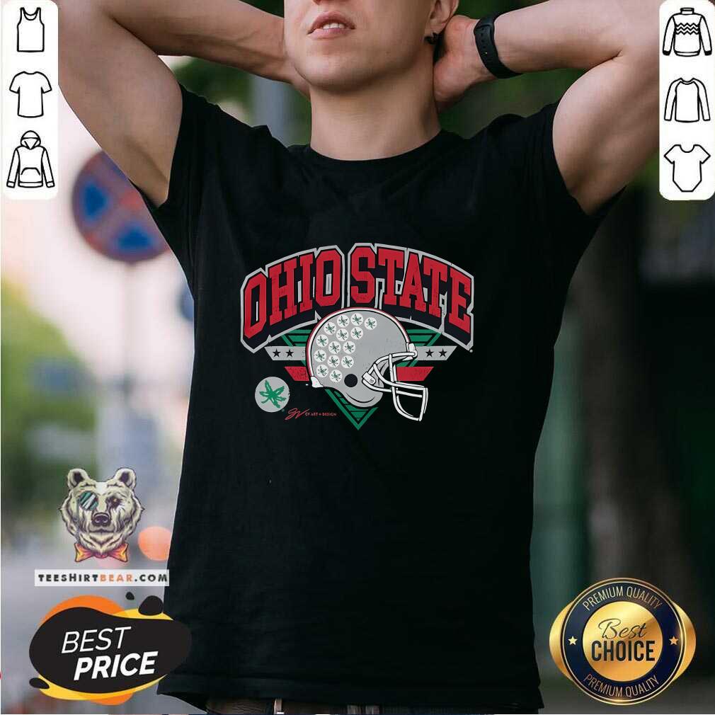 Nice Ohio State Retro Helmet T-Shirt