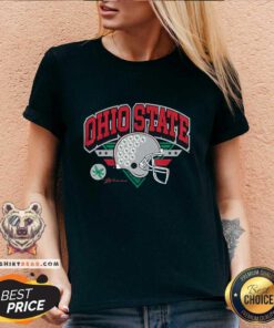 Nice Ohio State Retro Helmet V-neck